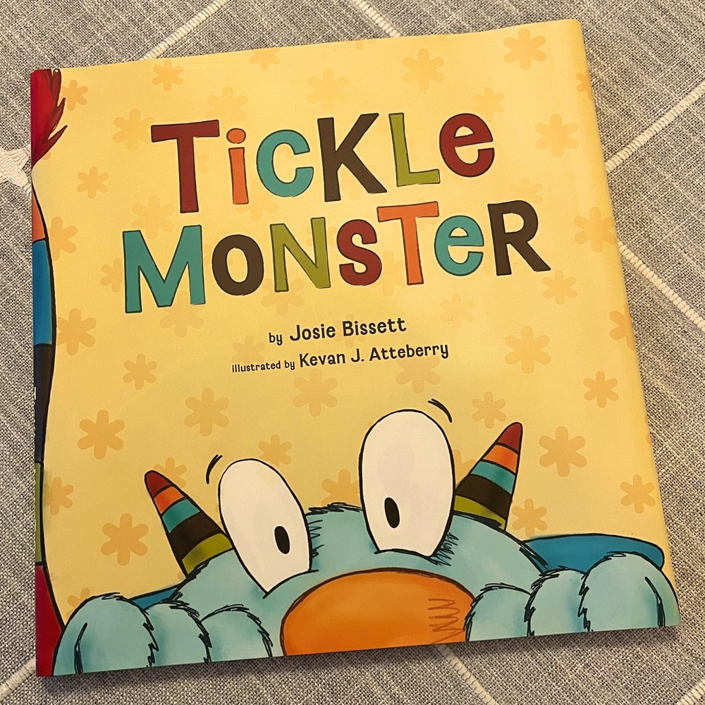 Tickle Monster Hardcover Children’s Book - Never Read - Approx 10” x 11”